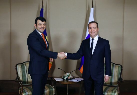 Prime Minister Dmitry Medvedev takes part in meeting of CIS and EAEU heads of governments in Kazakhstan