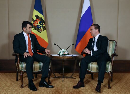 Prime Minister Dmitry Medvedev takes part in meeting of CIS and EAEU heads of governments in Kazakhstan