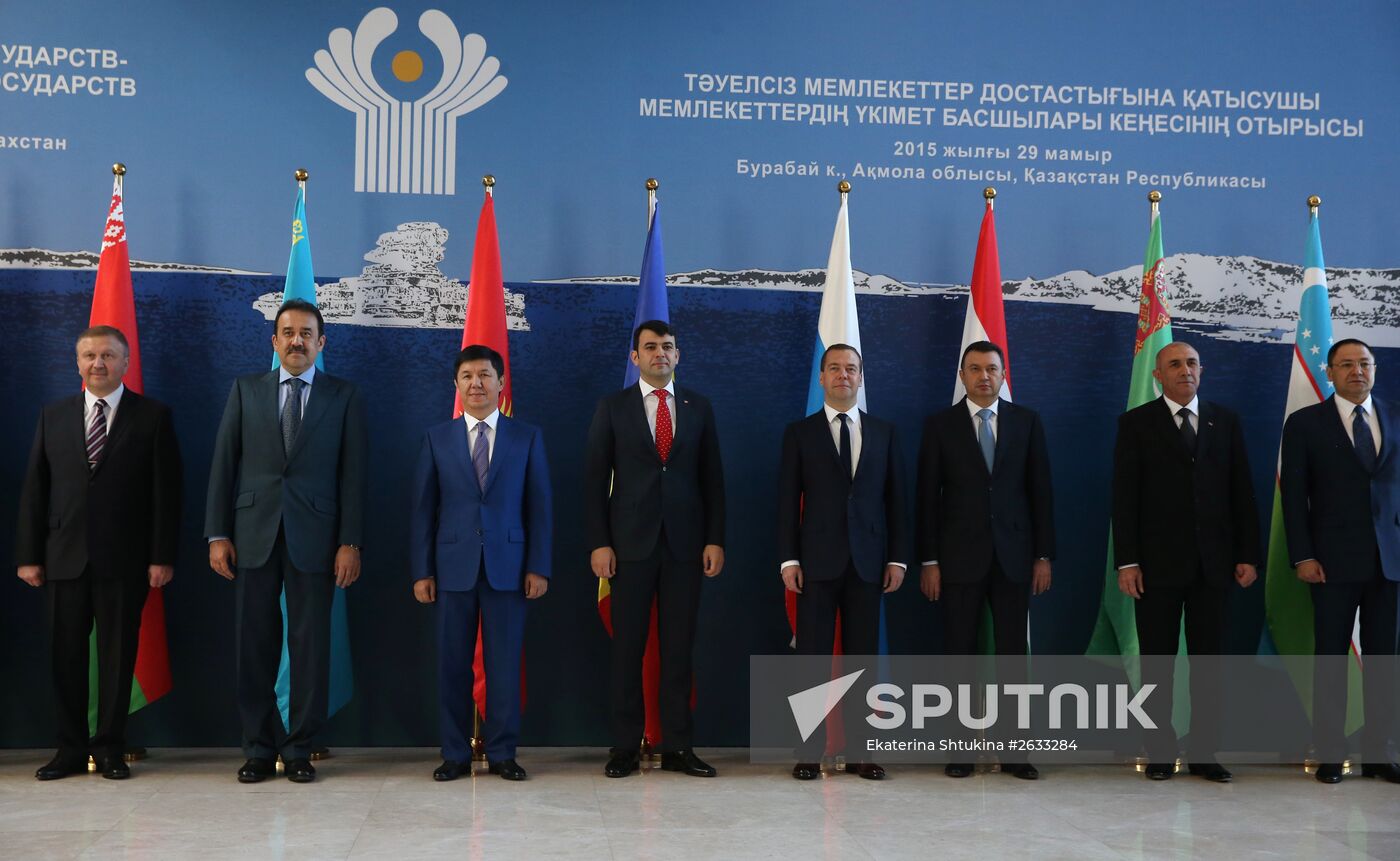 Prime Minister Dmitry Medvedev takes part in meeting of CIS and EAEU heads of governments in Kazakhstan