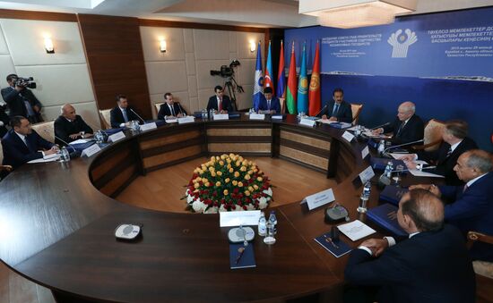 Prime Minister Dmitry Medvedev takes part in meeting of CIS and EAEU heads of governments in Kazakhstan