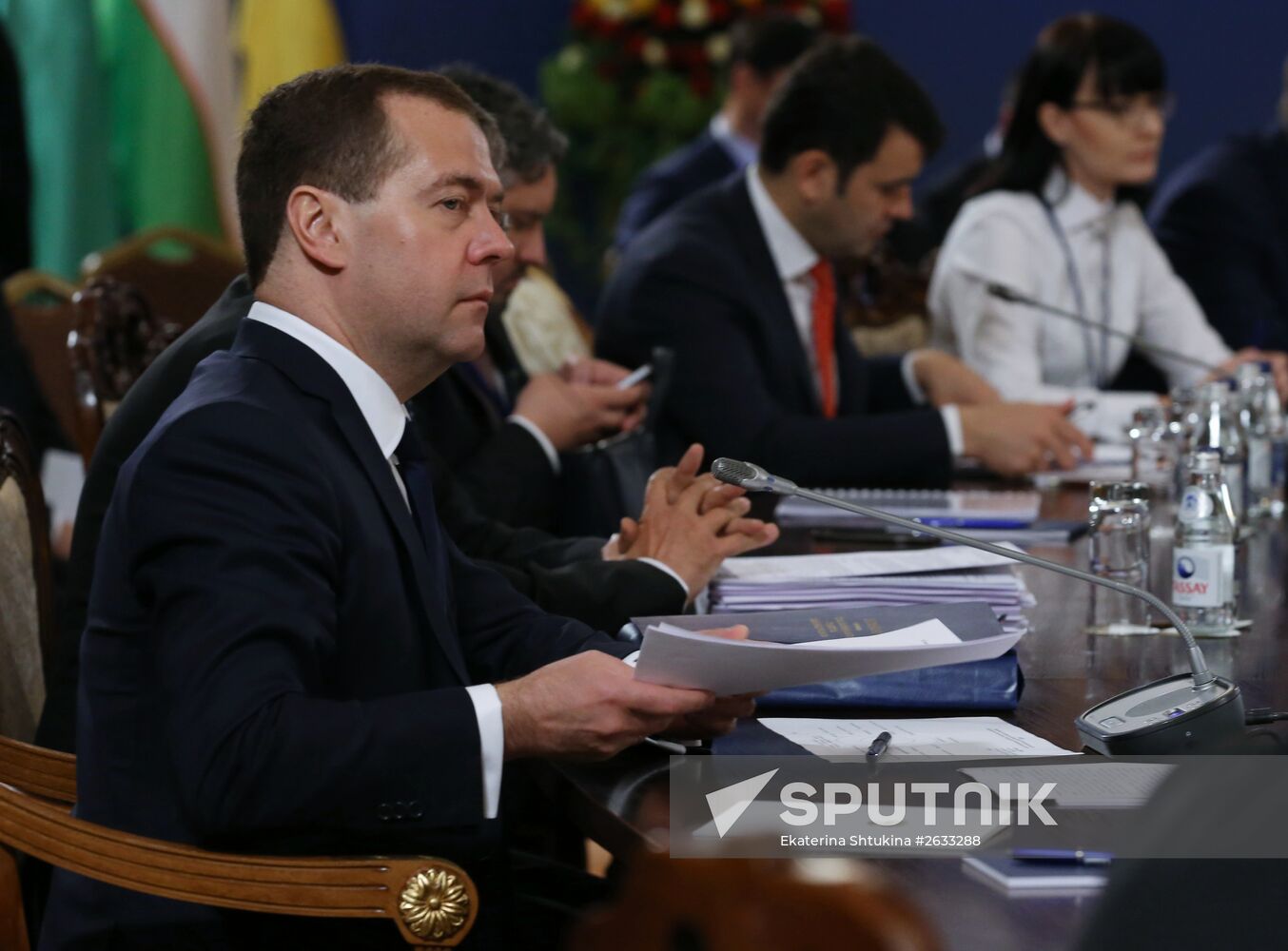 Prime Minister Dmitry Medvedev takes part in meeting of CIS and EAEU heads of governments in Kazakhstan