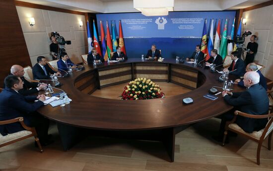 Prime Minister Dmitry Medvedev takes part in meeting of CIS and EAEU heads of governments in Kazakhstan