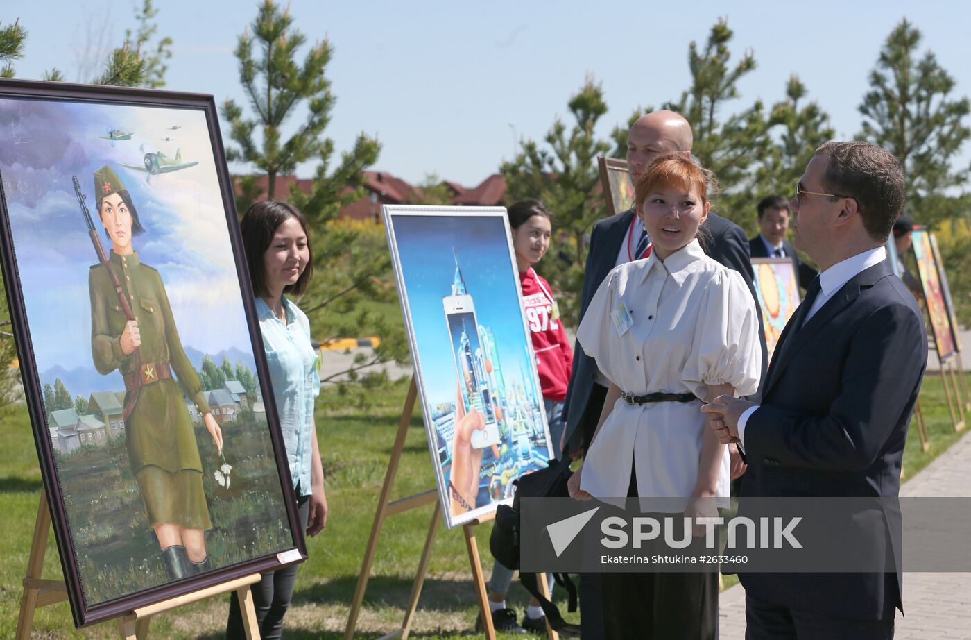 Prime Minister Dmitry Medvedev takes part in meeting of CIS and EAEU heads of governments in Kazakhstan
