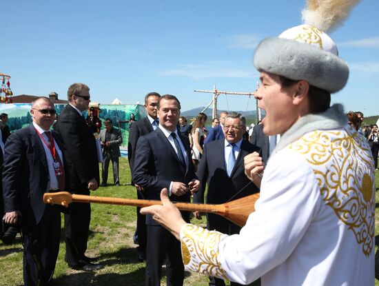 Prime Minister Dmitry Medvedev takes part in meeting of CIS and EAEU heads of governments in Kazakhstan