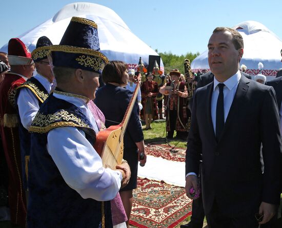 Prime Minister Dmitry Medvedev takes part in meeting of CIS and EAEU heads of governments in Kazakhstan