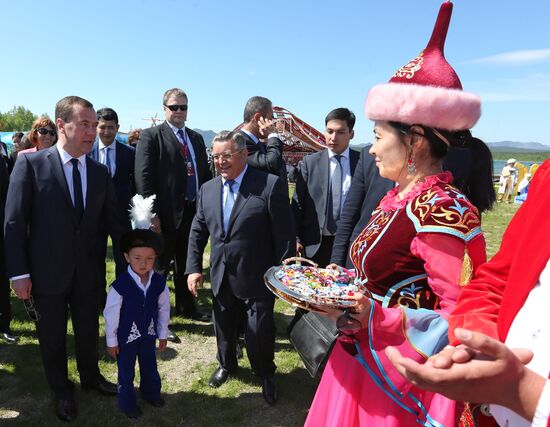 Prime Minister Dmitry Medvedev takes part in meeting of CIS and EAEU heads of governments in Kazakhstan