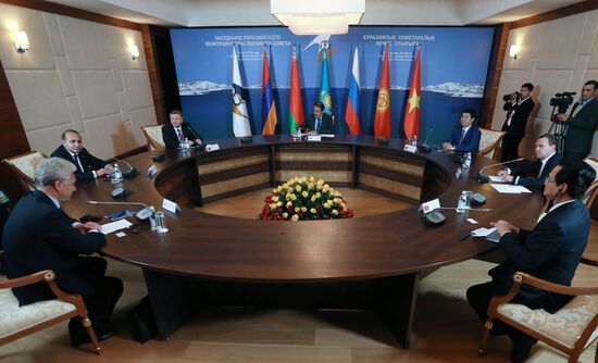 Prime Minister Dmitry Medvedev takes part in meeting of CIS and EAEC heads of governments in Kazakhstan