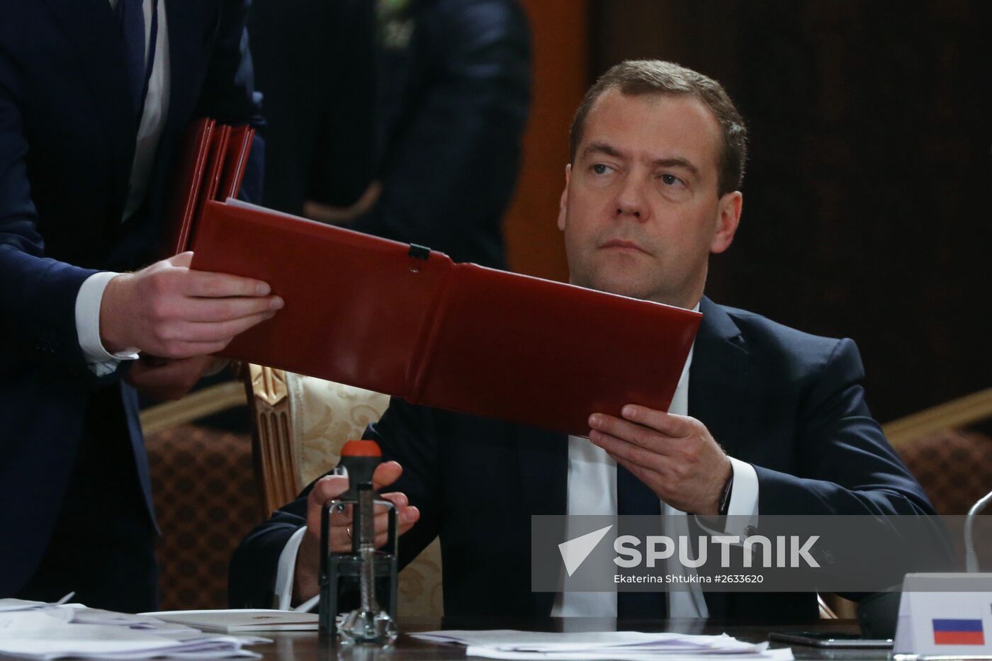 Prime Minister Dmitry Medvedev takes part in meeting of CIS and EAEC heads of governments in Kazakhstan