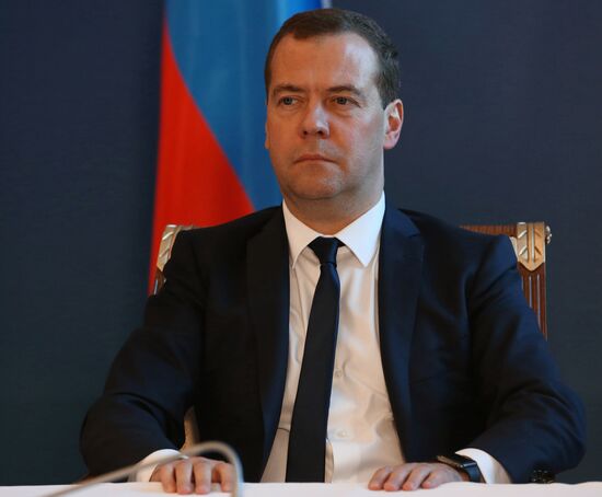 Prime Minister Dmitry Medvedev takes part in meeting of CIS and EAEC heads of governments in Kazakhstan