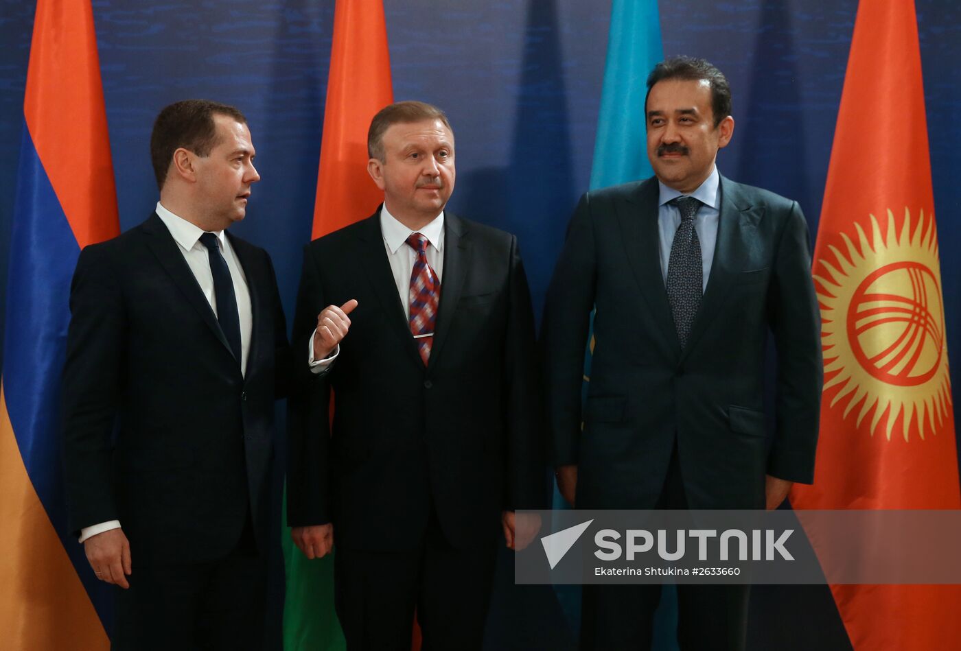 Prime Minister Dmitry Medvedev attends meetings of CIS Heads of State Council and EAEC in Kazakhstan