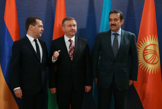 Prime Minister Dmitry Medvedev attends meetings of CIS Heads of State Council and EAEC in Kazakhstan