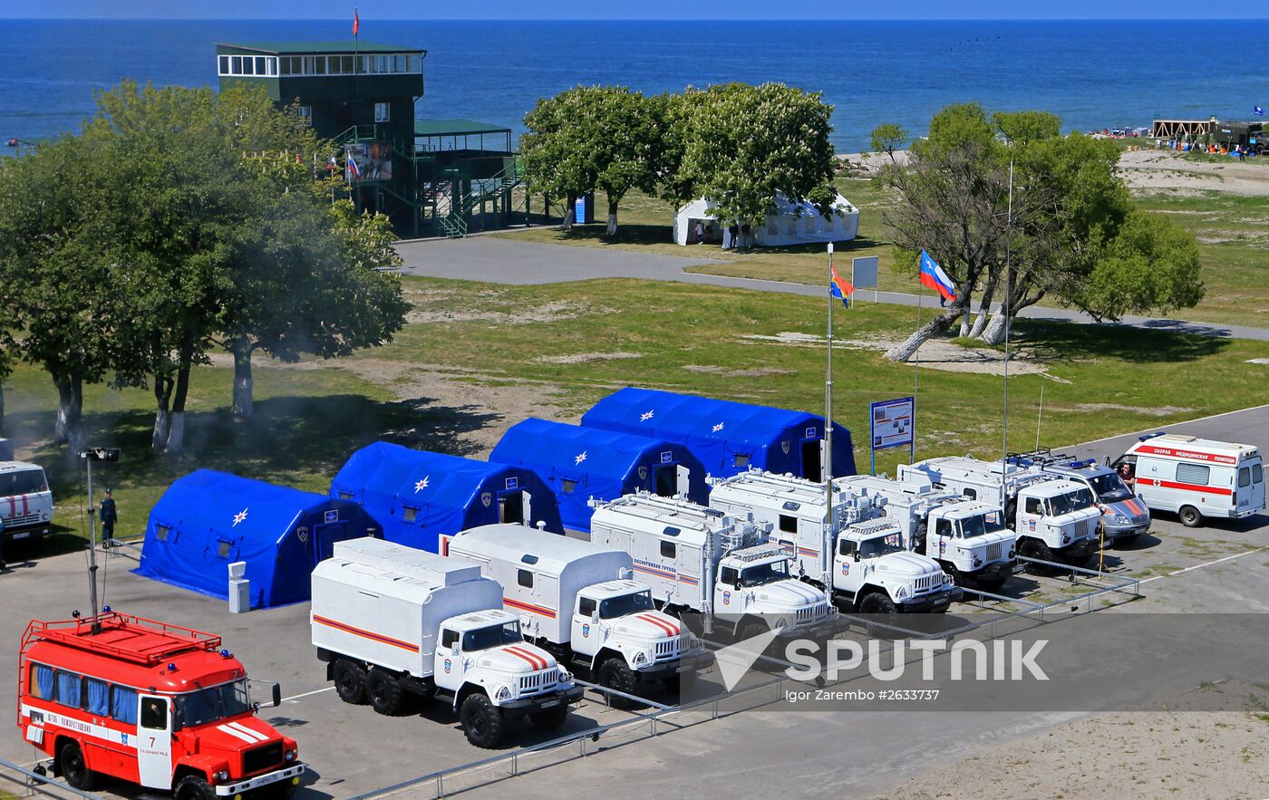Emergencies Ministry drill in Kaliningrad Region