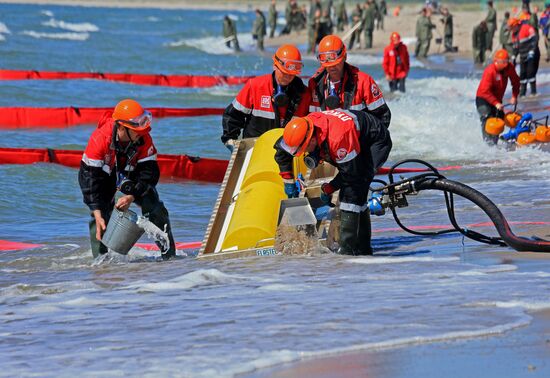 Emergencies Ministry drill in Kaliningrad Region