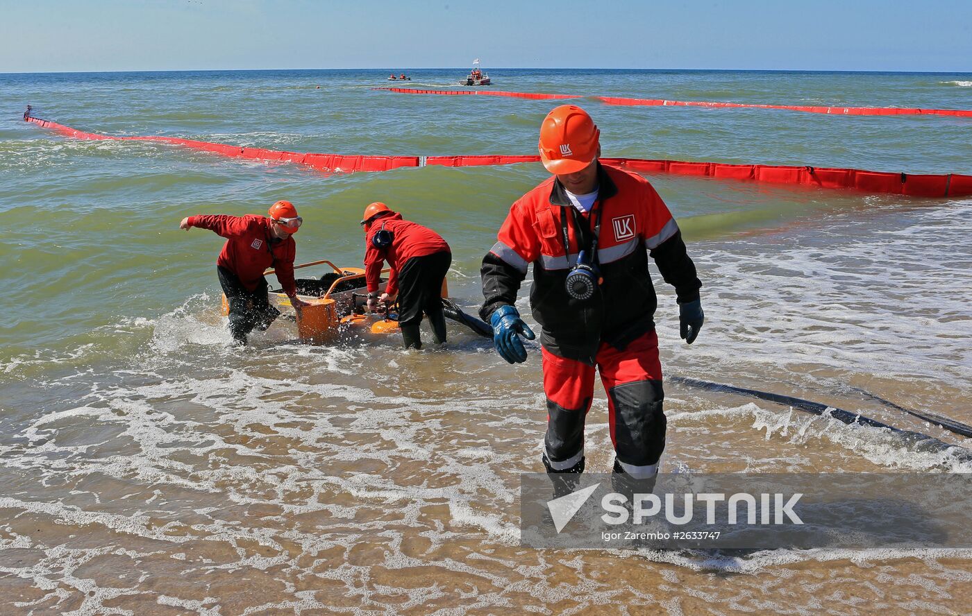 Emergencies Ministry drill in Kaliningrad Region