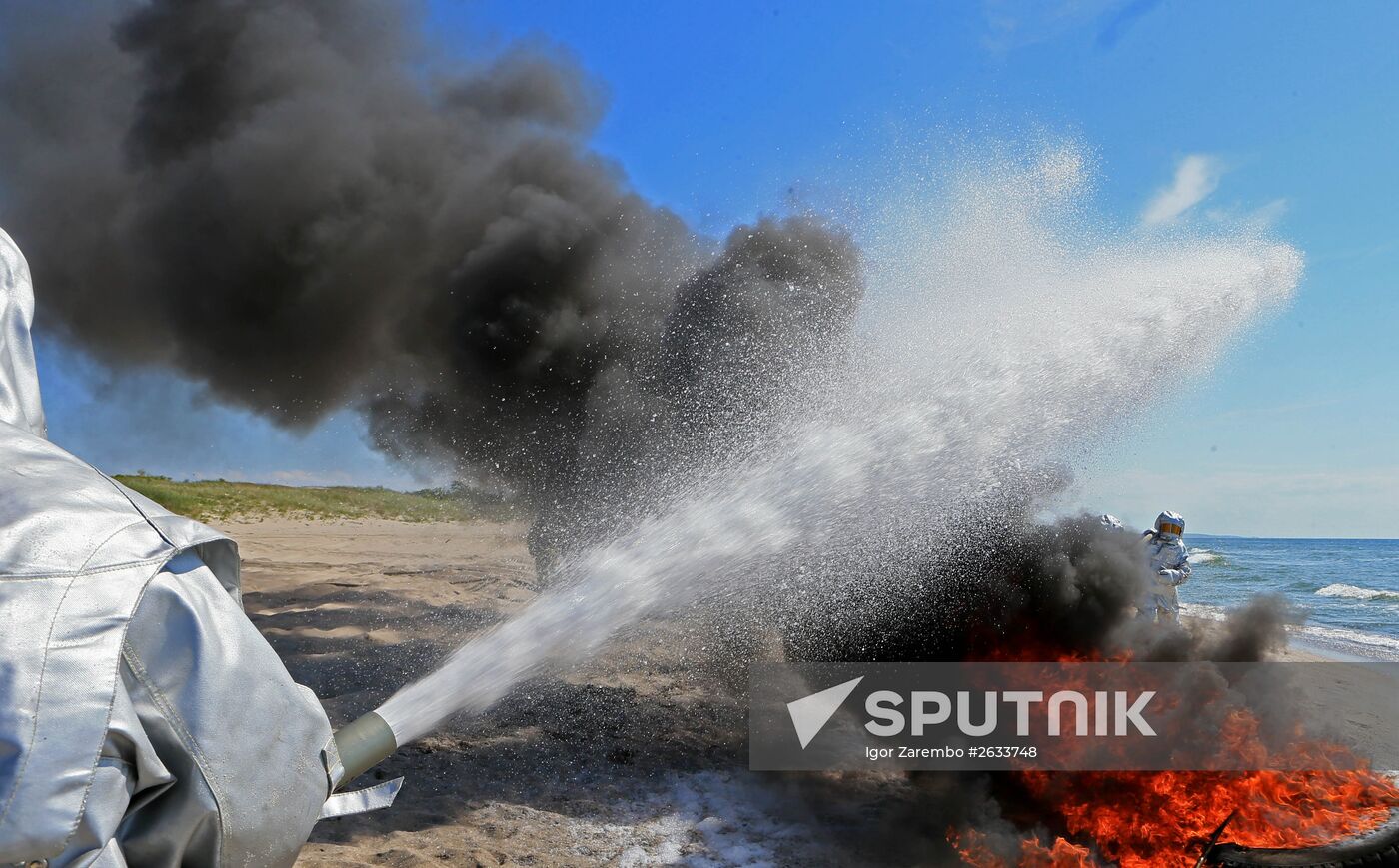 Emergencies Ministry drill in Kaliningrad Region