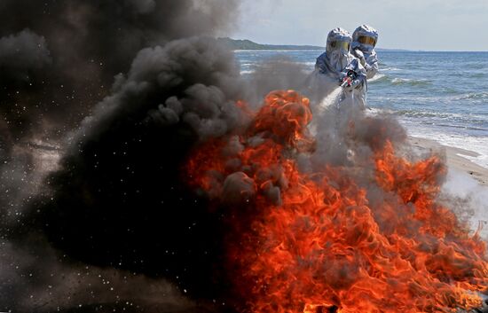 Emergencies Ministry drill in Kaliningrad Region