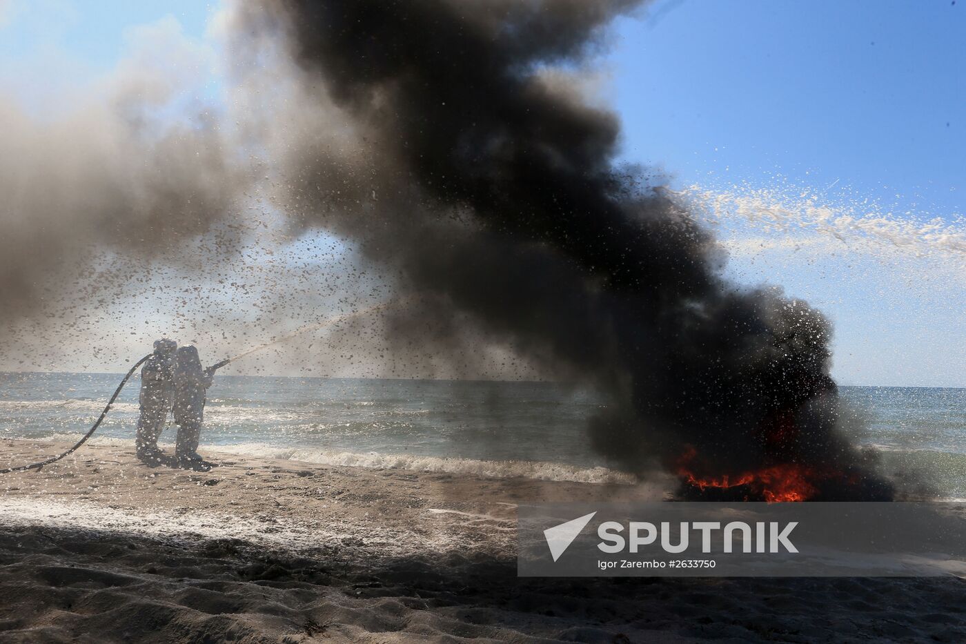 Emergencies Ministry drill in Kaliningrad Region