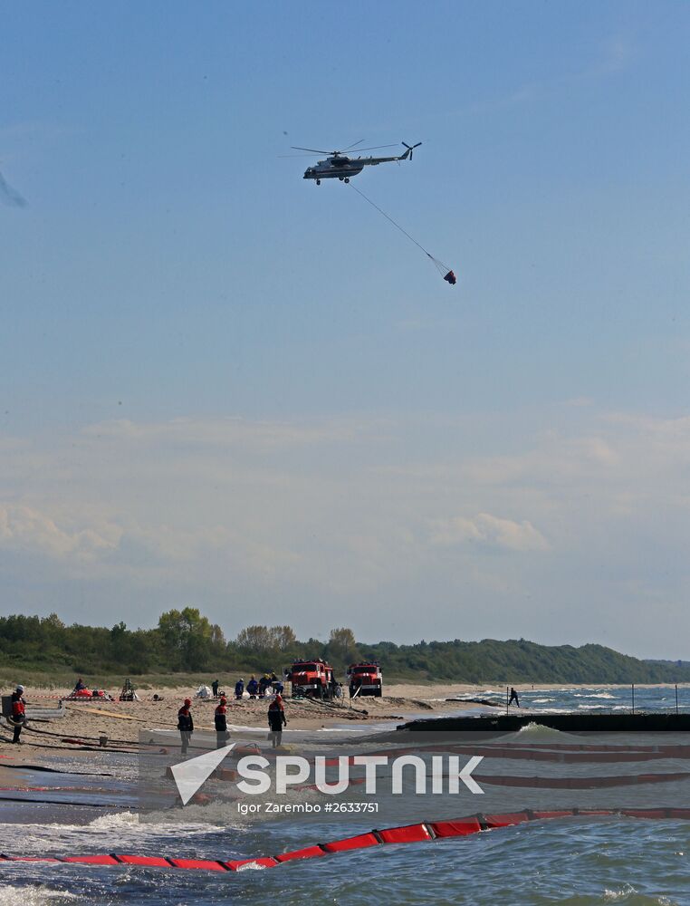 Emergencies Ministry drill in Kaliningrad Region