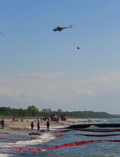 Emergencies Ministry drill in Kaliningrad Region