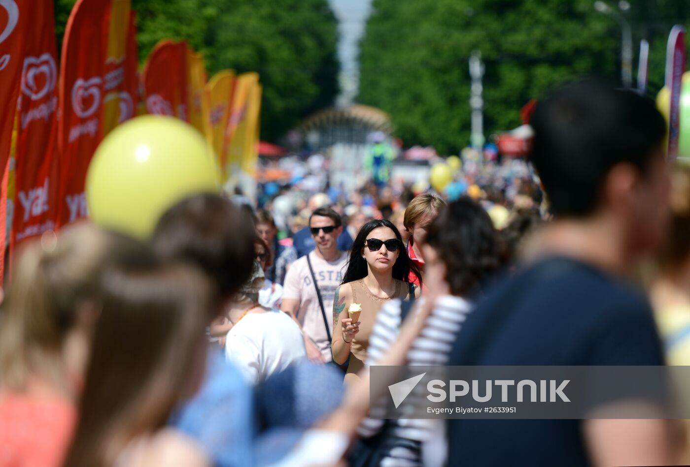 Ice Cream Festival in Moscow