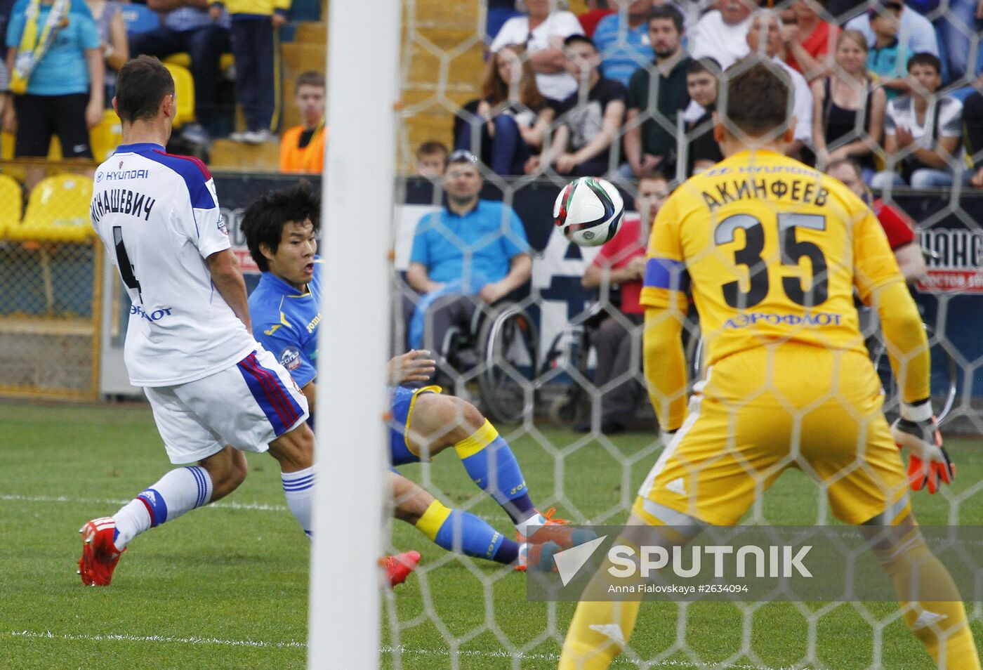 Football. Russian Premiere League. Rostov vs. CSKA