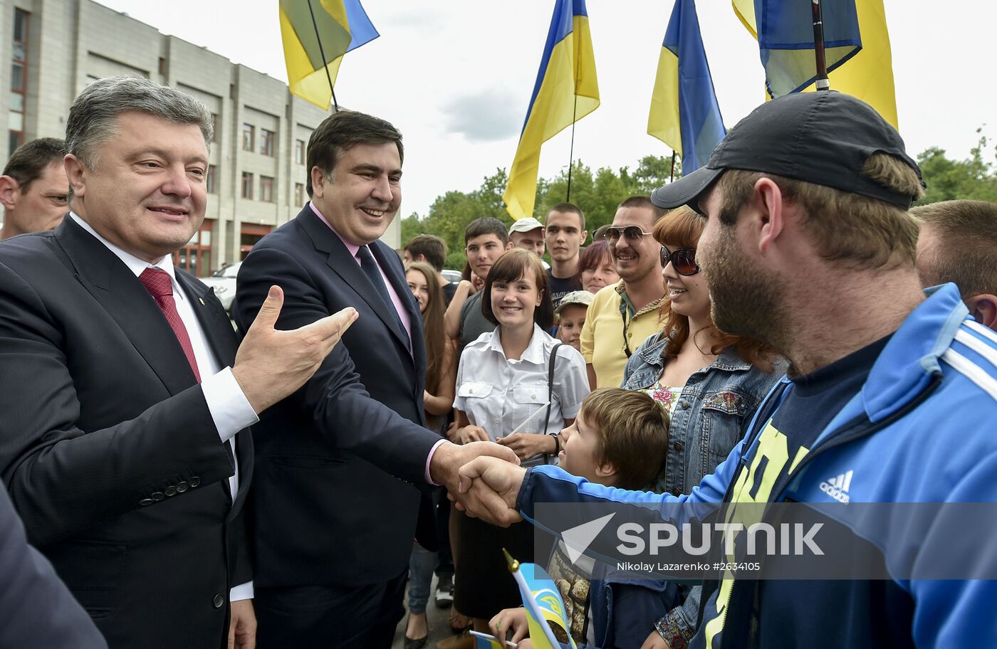 Ukraine's President Poroshenko appoints Saakashvili Governor of Odessa Region