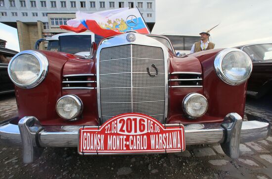 International festival of vintage cars in Kaliningrad