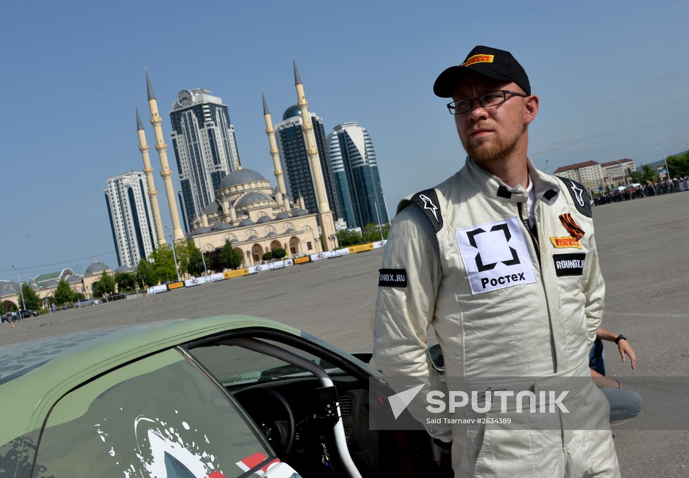 Drift show "Thanks for Victory" in Grozny
