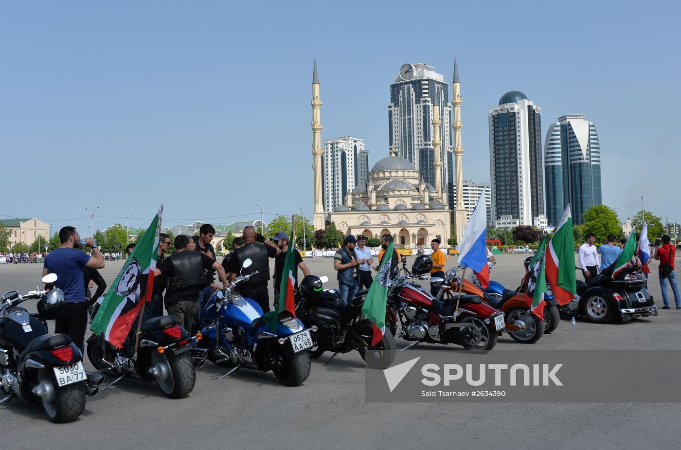 Drift show "Thanks for Victory" in Grozny