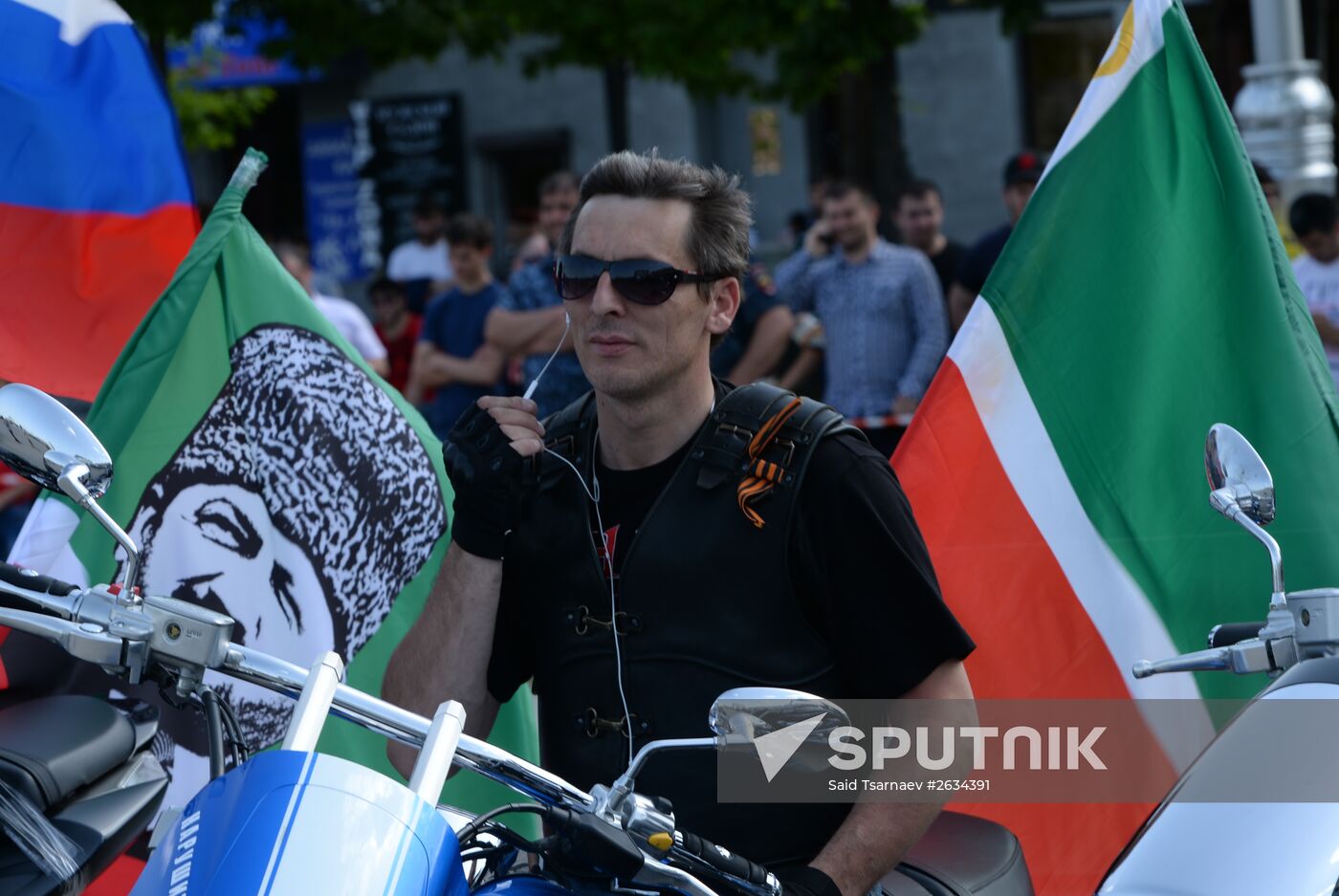 Drift show "Thanks for Victory" in Grozny