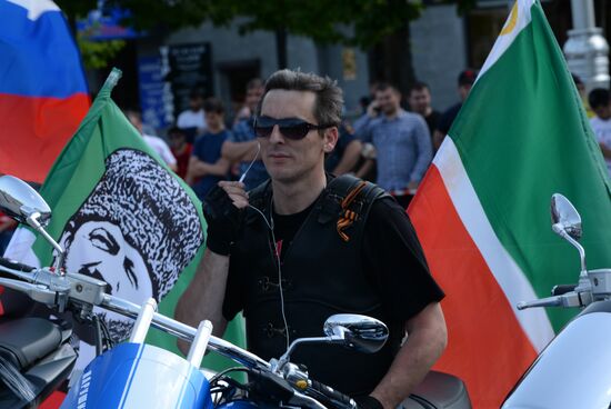 Drift show "Thanks for Victory" in Grozny