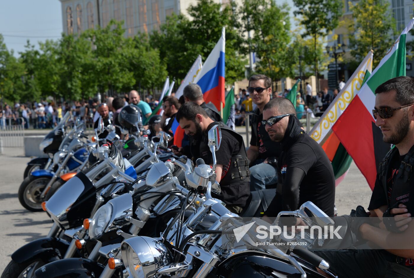 Drift show "Thanks for Victory" in Grozny