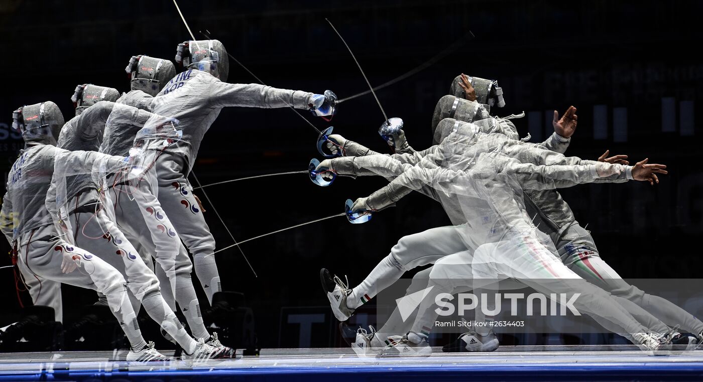 Fencing. Moscow sabre. Day one
