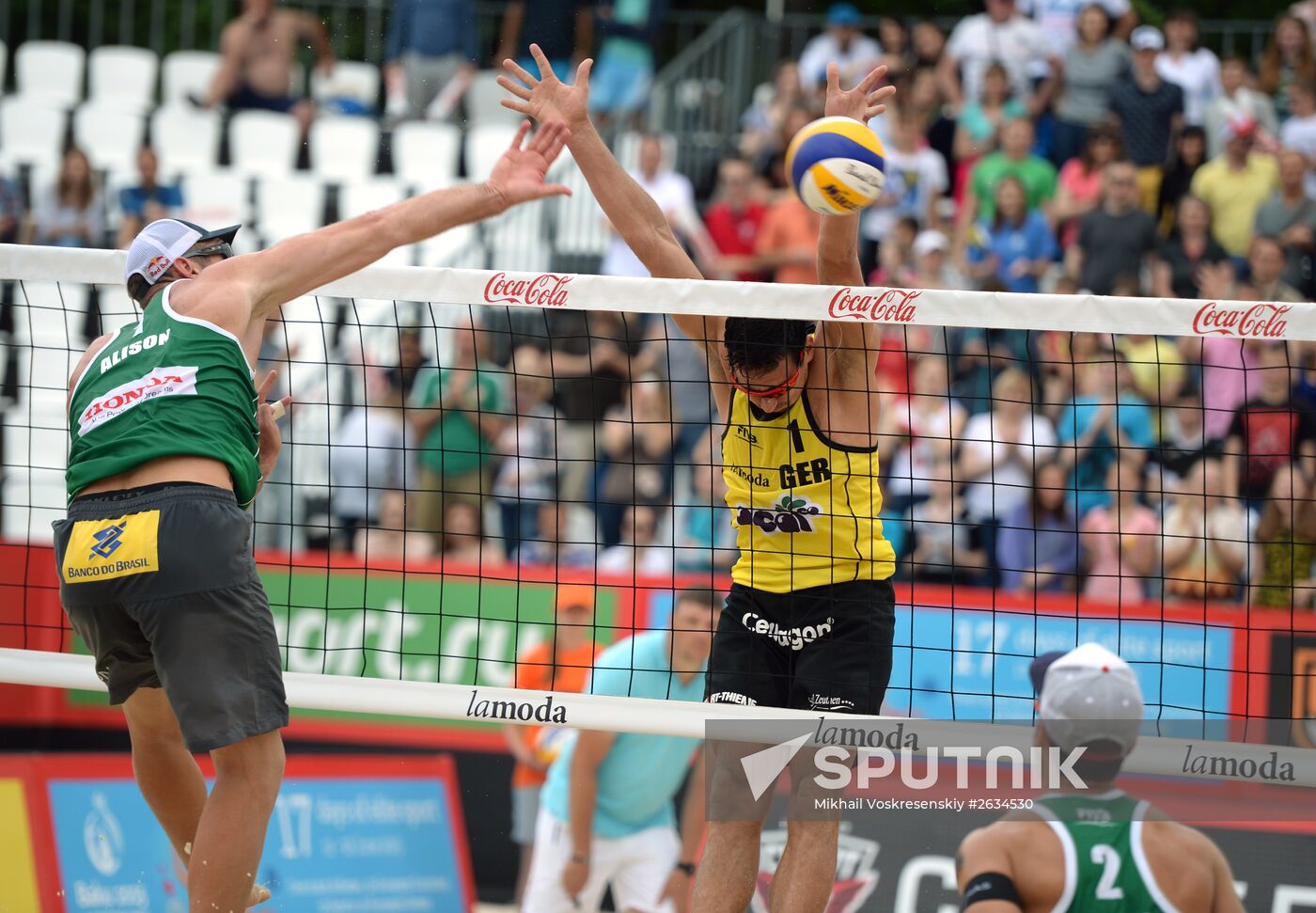 Beach volleyball. Moscow Grand Slam 2015