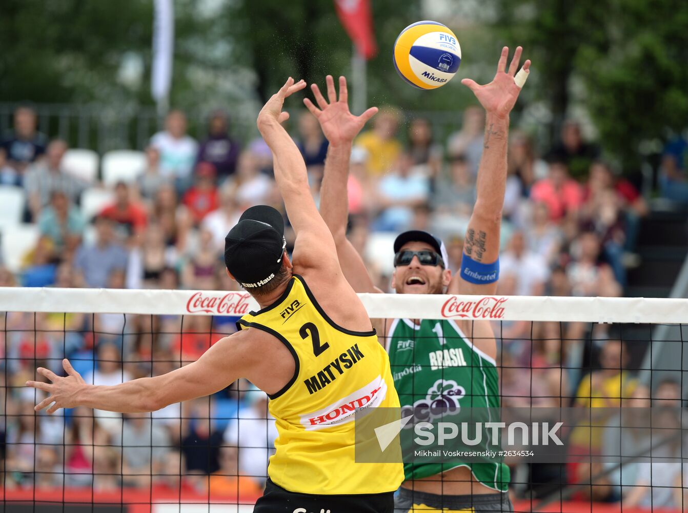 Beach volleyball. Moscow Grand Slam 2015