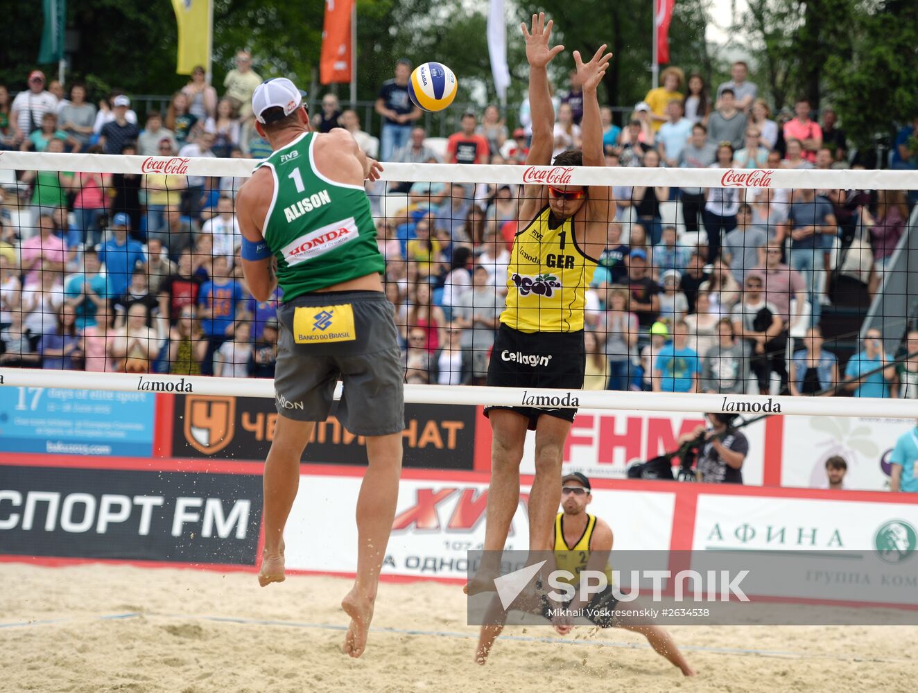 Beach volleyball. Moscow Grand Slam 2015