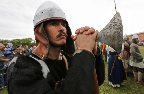 Legends of Norwegian Vikings festival in Peter and Paul Fortress