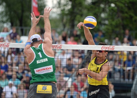 Beach volleyball. Moscow Grand Slam 2015