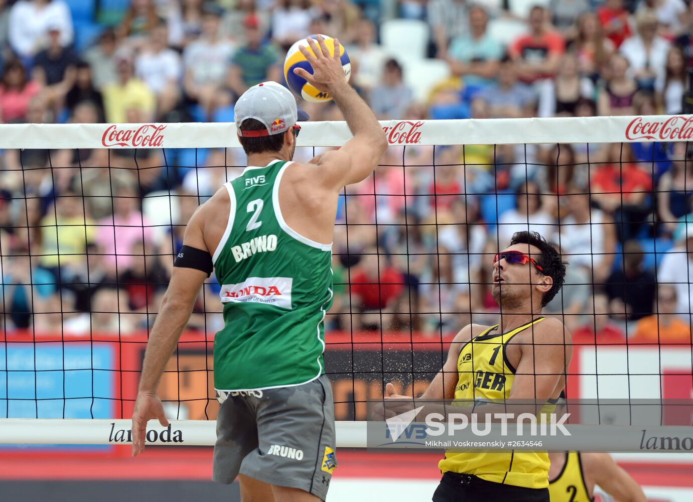 Beach volleyball. Moscow Grand Slam 2015