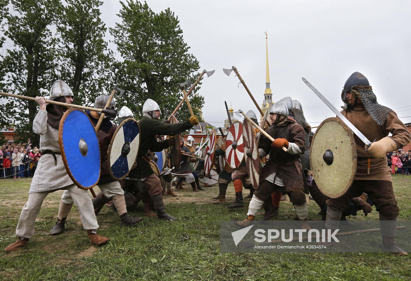 Legends of Norwegian Vikings festival in Peter and Paul Fortress