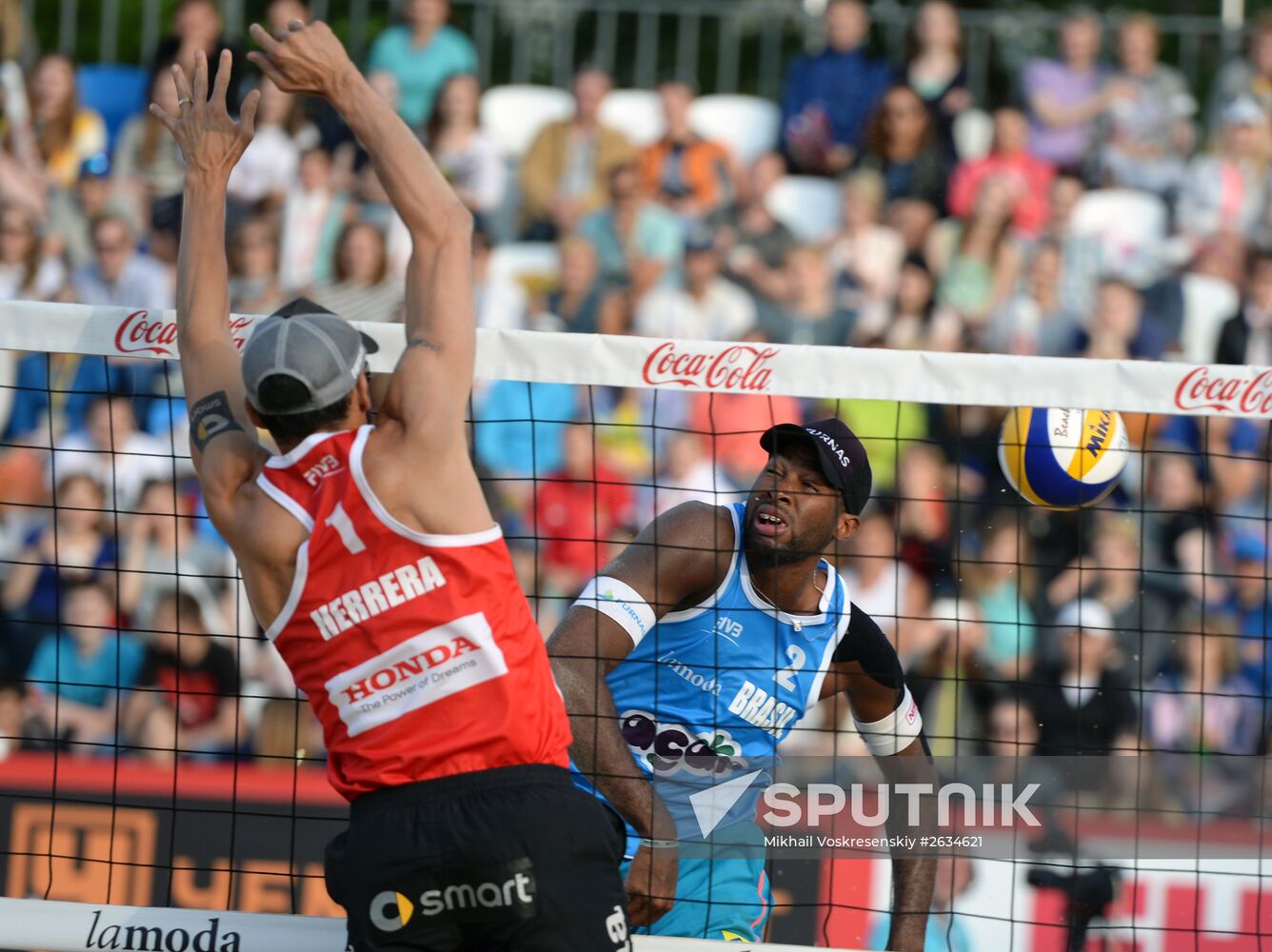 Beach volleyball. Moscow Grand Slam 2015