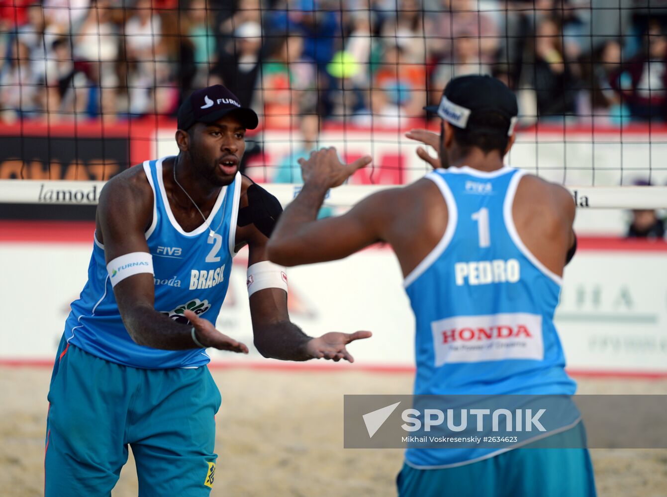 Beach volleyball. Moscow Grand Slam 2015