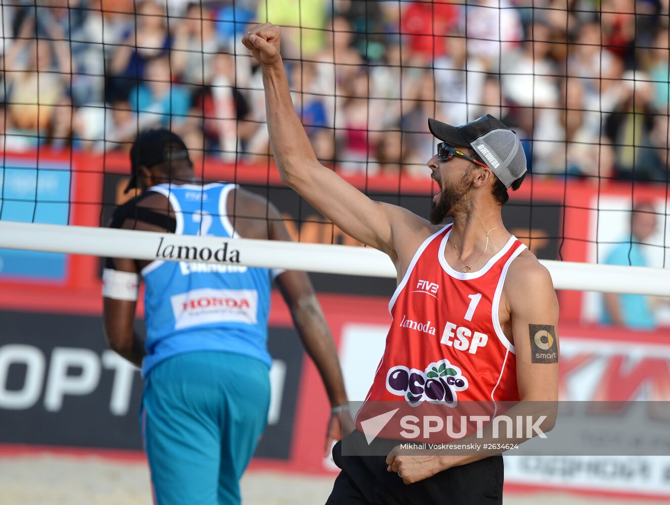 Beach volleyball. Moscow Grand Slam 2015