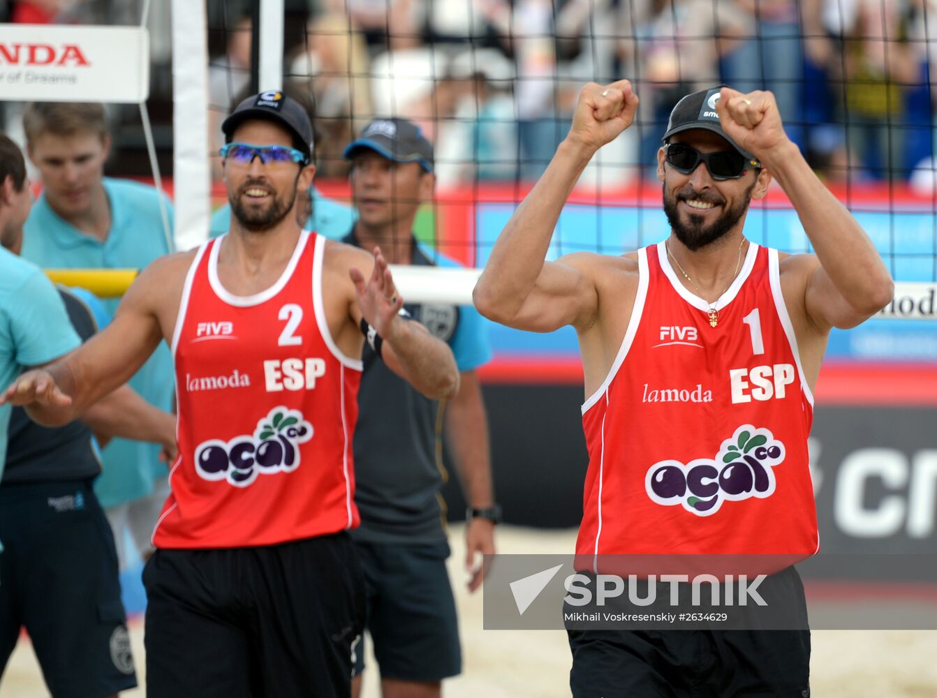 Beach volleyball. Moscow Grand Slam 2015