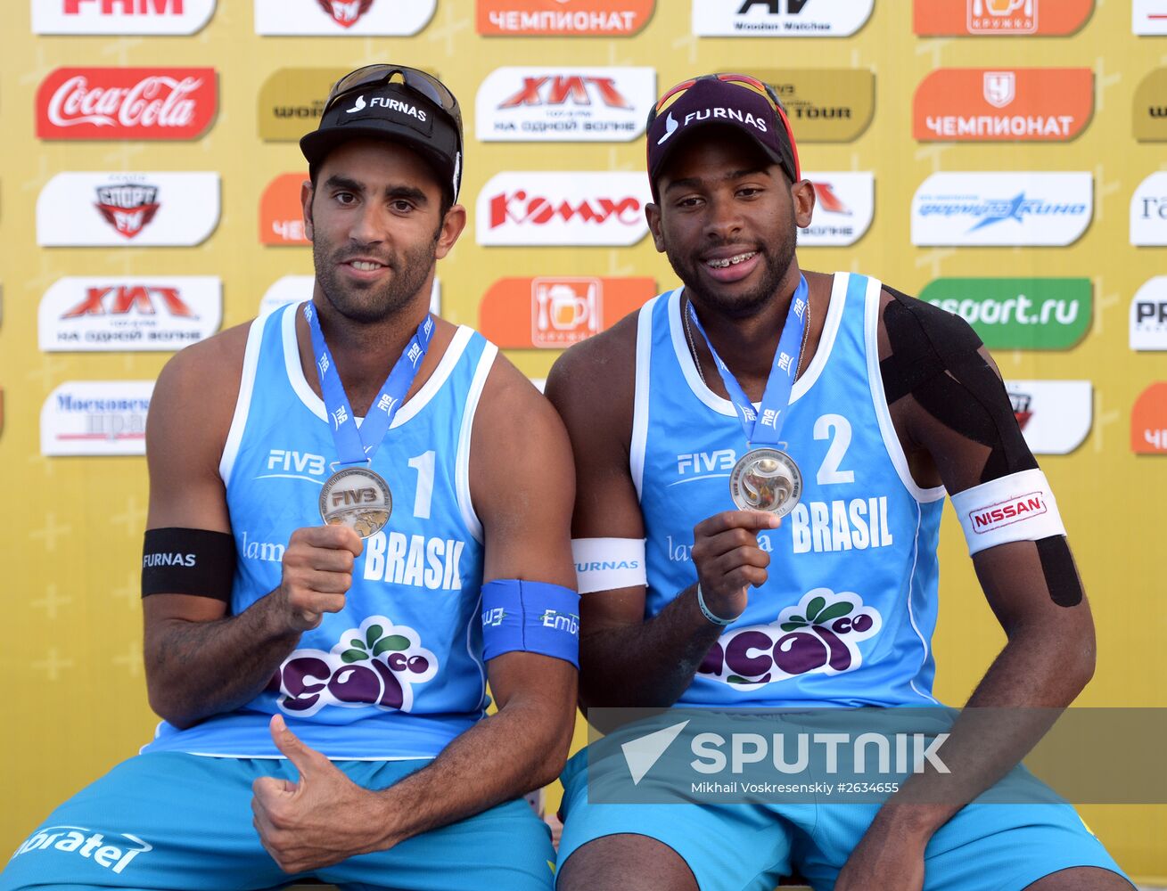 Beach volleyball. Moscow Grand Slam 2015