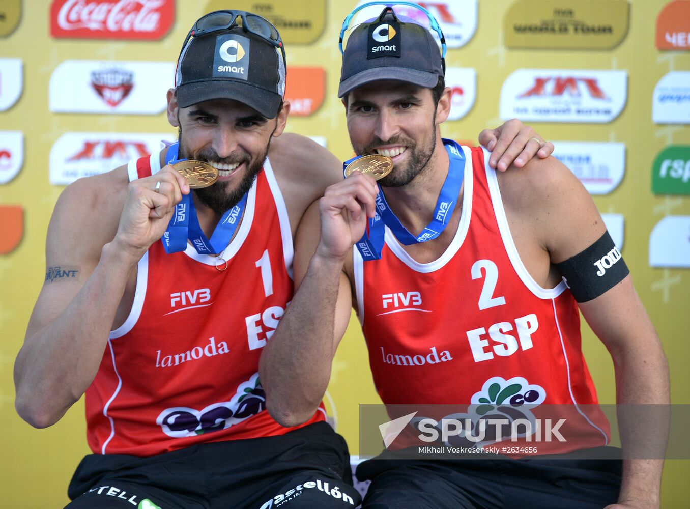 Beach volleyball. Moscow Grand Slam 2015