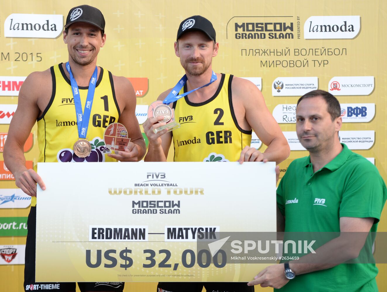 Beach volleyball. Moscow Grand Slam 2015