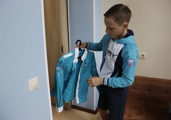 New uniform for children relaxing at Artek center