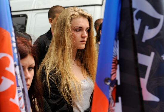 Event in memory of perished children held in Donetsk on June 1