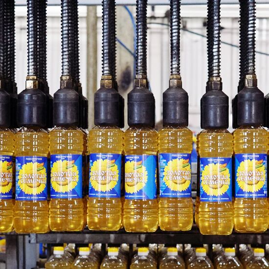 Making Zolotaya Semechka (Golden Seed) sunflower oil